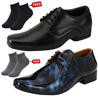 Men's Leather Shoes (Combo Pack)