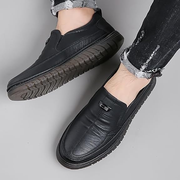 Men's Vegan Leather Loafers