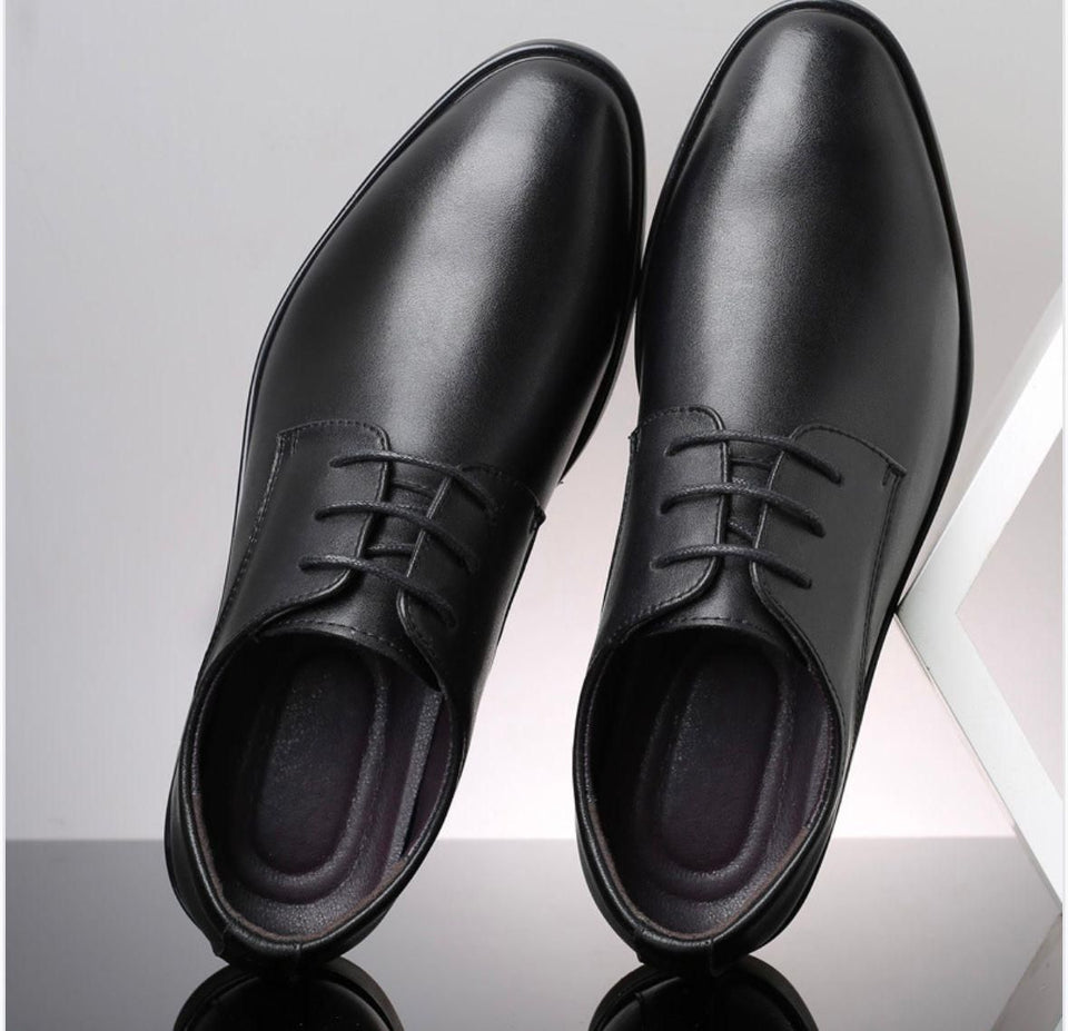 Mens Black Leather Shoes