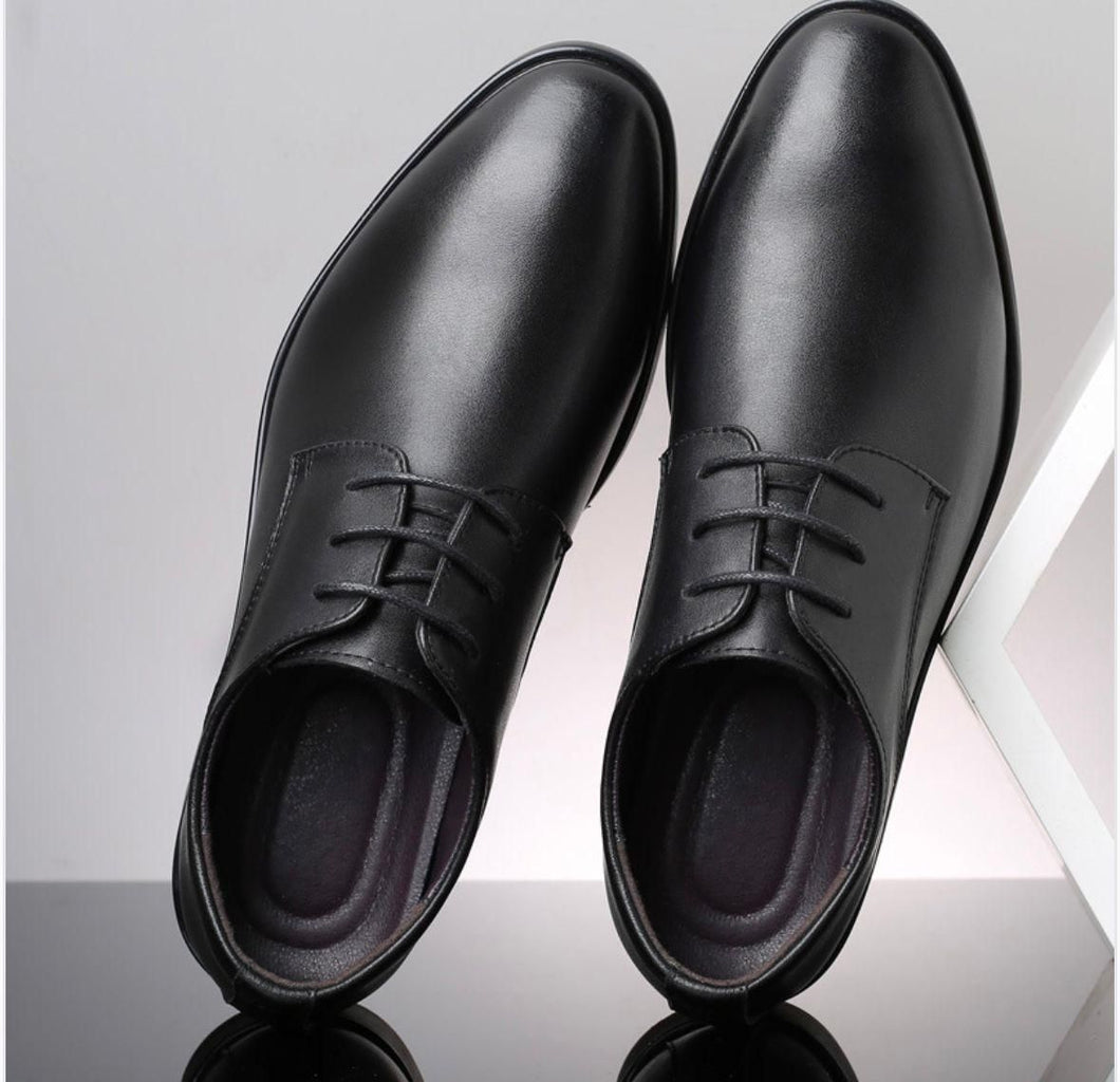 Mens Black Leather Shoes