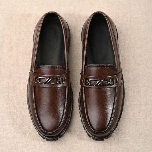 Men's Brown Horsebit Loafers – Luxury Slip-On Style | Designer Look