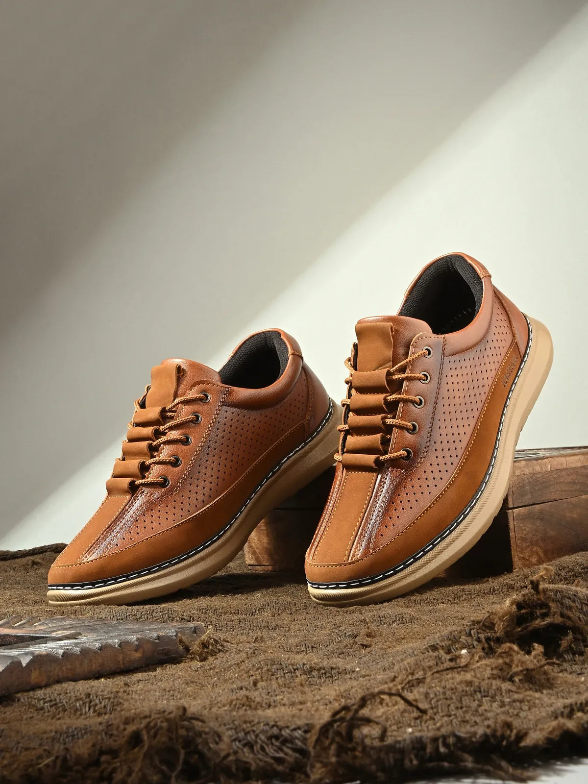 Men's Lightweight Laser Cuts Sneakers