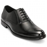 Men's Black Oxford Leather Shoe - Side View | Formal Lace-Up Design