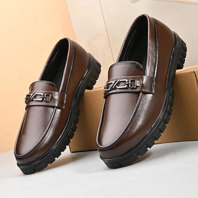 Men's Brown Horsebit Loafers – Luxury Slip-On Style | Designer Look