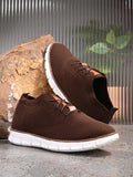 Men's Brown Oxford Casual Shoes – Classic Style, Rozana Comfort