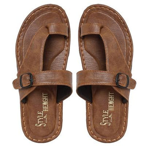 Men Casual Leather Slippers