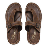 Men Casual Leather Slippers