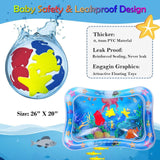 Baby Kids Water Play Mat Toys Inflatable Tummy Time Leakproof Water Play Mat