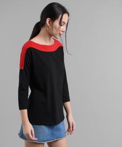 Women's Cotton Blend Solid Plus Size T-Shirt