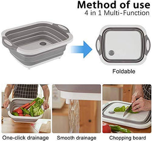 3-In-1 Collapsible Chopping Board