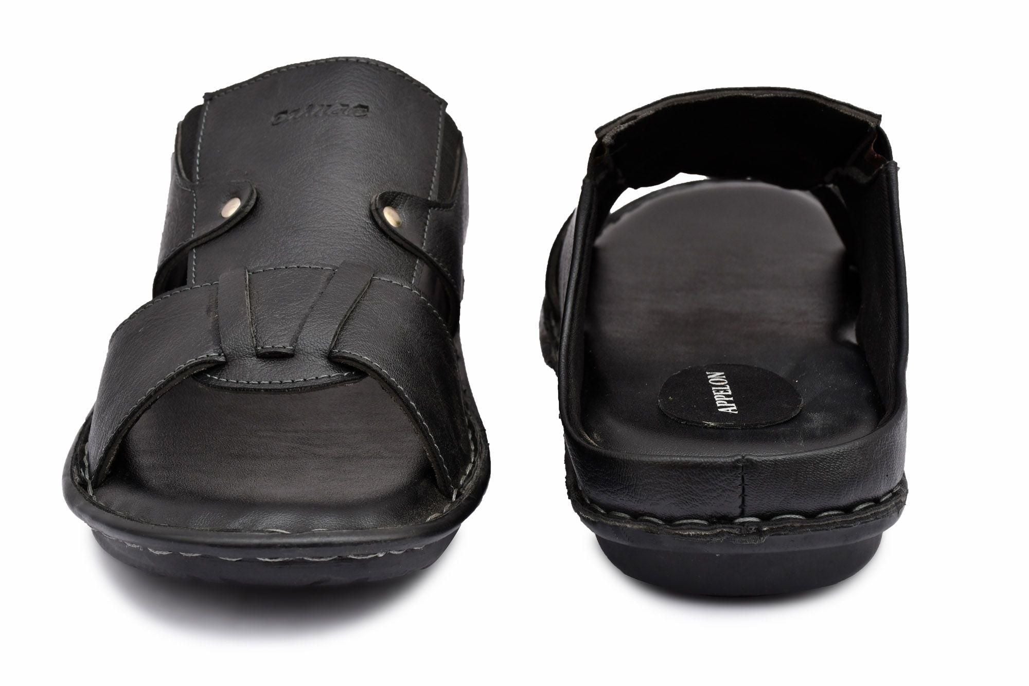 AM PM Genuine Leather Men's Daily Wear Slippers