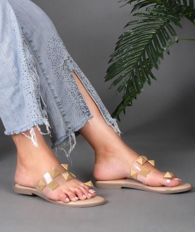 Stylish Ethnic Slip On Trendy Flat Sandal For Women's
