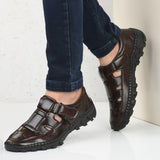 Brown Roman Sandals For Men