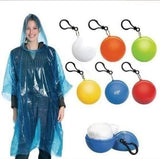 Unisex Waterproof Disposable Portable Raincoat (Random Color)