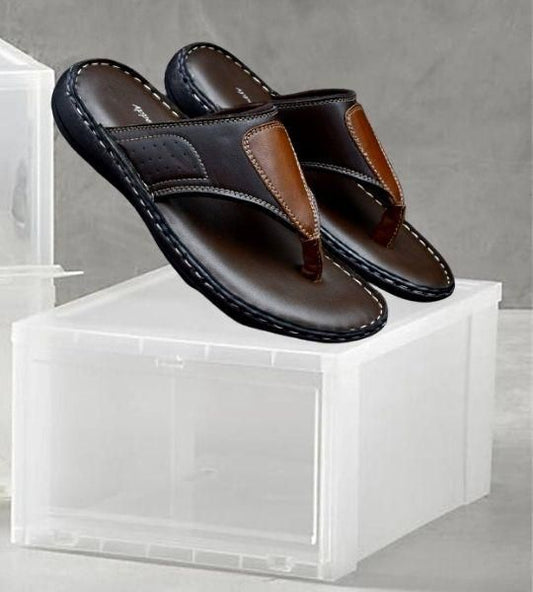 Genuine Leather Slippers for Men