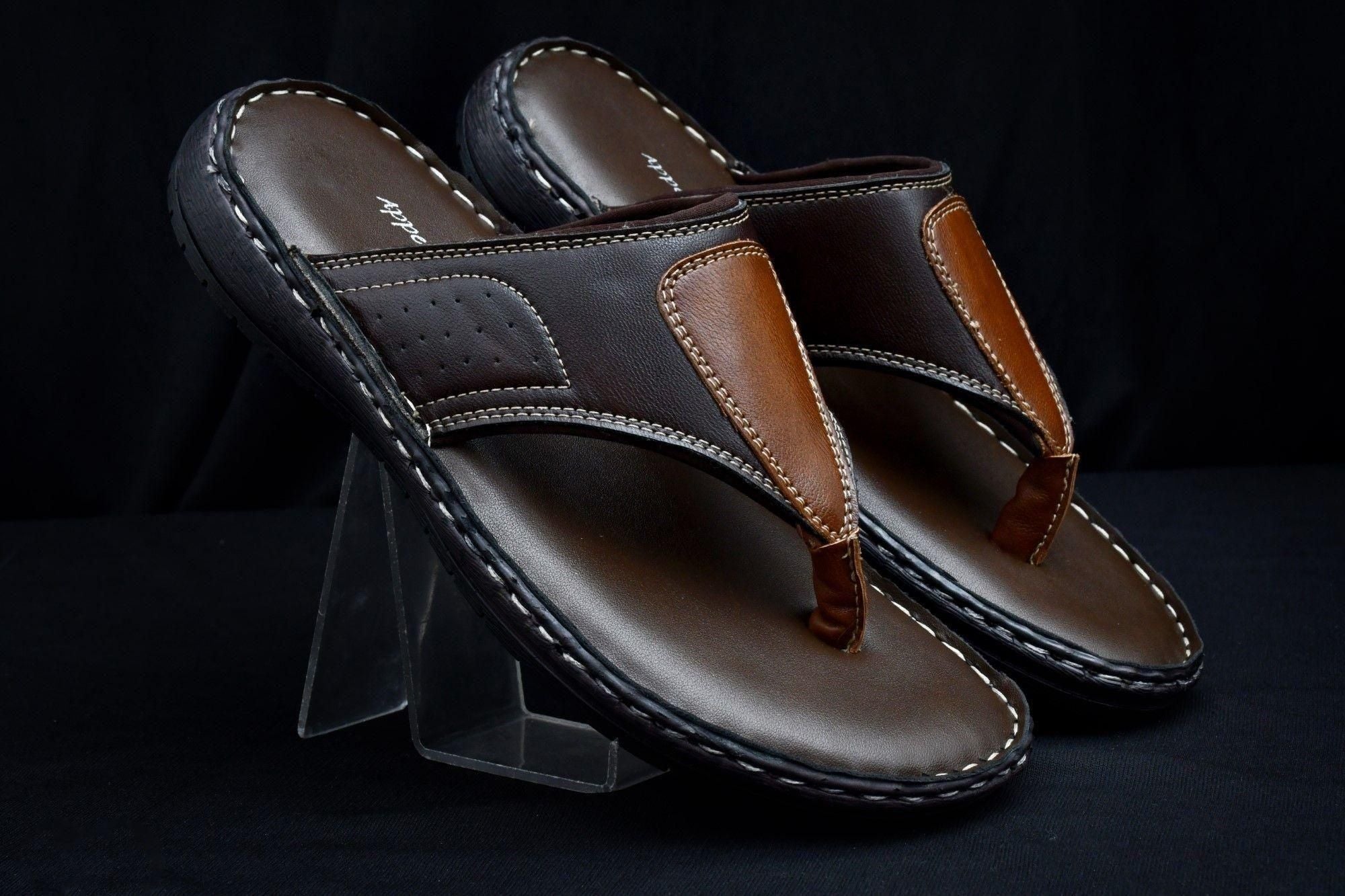 Genuine Leather Slippers for Men