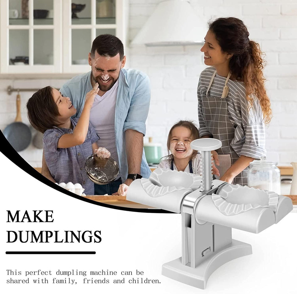 Double Head Automatic Dumpling Maker Mould Machine
