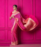Gorgeous Jacquard Weavimg Kanjivaram Silk Sarees