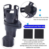 2 in 1 Multifunctional Car Drink Cup Holder Organizer