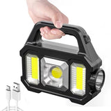 Solar Rechargeable LED Torch Light