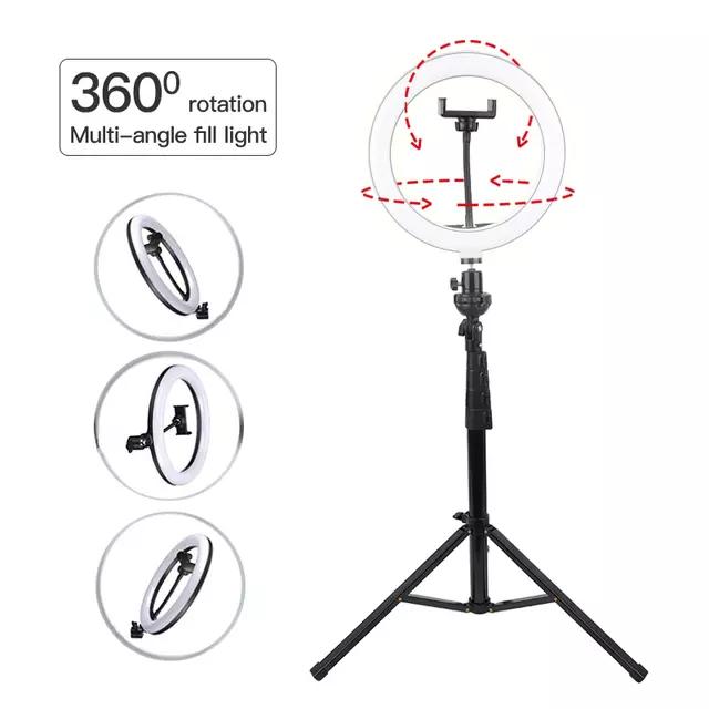Tripod With Ring Light