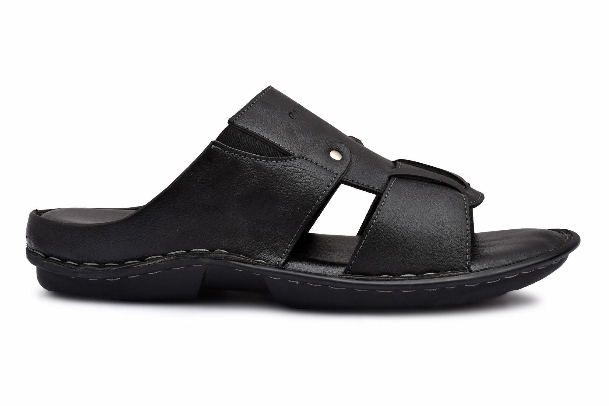 AM PM Genuine Leather Men's Daily Wear Slippers