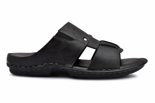 AM PM Genuine Leather Men's Daily Wear Slippers