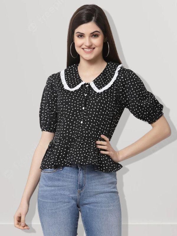 Buy Black Shirts for Women by STYLE QUOTIENT Online