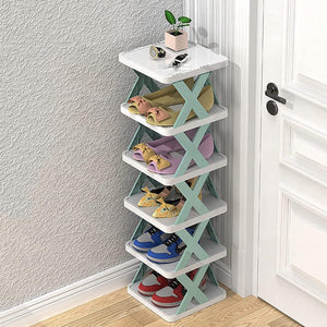 Smart Foldable Shoes Shelf 6 Tier Shoe Rack