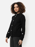 Campus Sutra Womens Cotton Solid Full Sleeve Jacket
