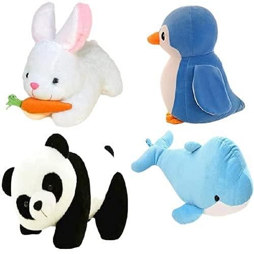 Soft Toys for Kids White Rabbit Pack Of 4