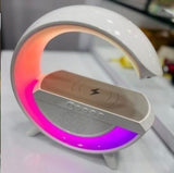 Wireless Mobile Charger, Lamp, and Bluetooth Speaker