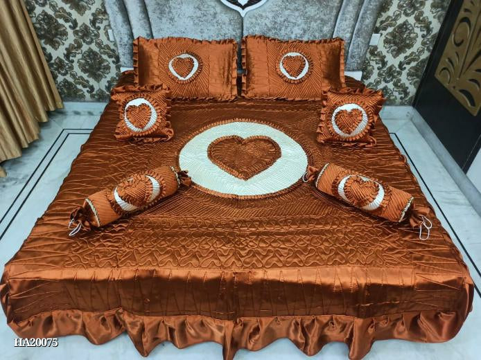 7 Pc Love In Air Bed Sheet Set