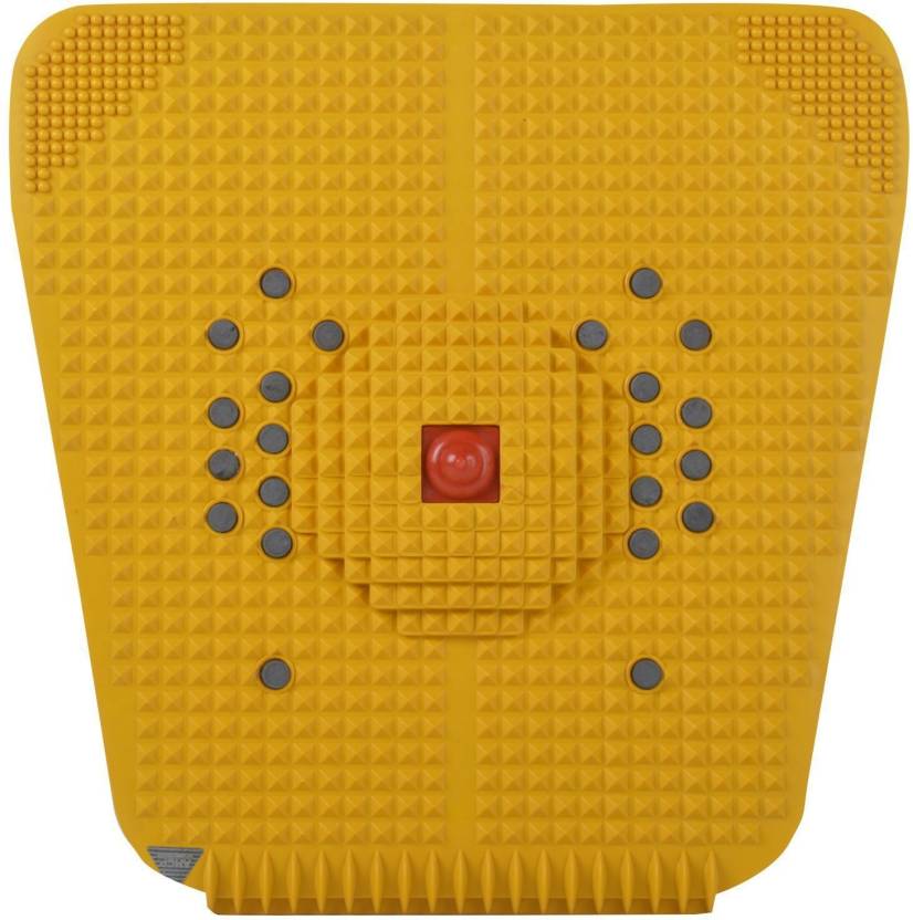 cupressure Mat Relieve Stress Pain Acupuncture Massager (Yellow)